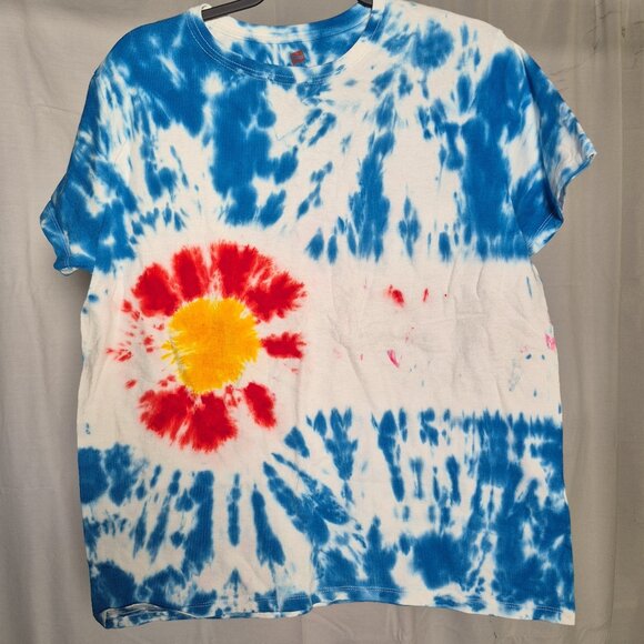 Colorado Tie Dye Hanes TShirt Unisex Size Large - Picture 2 of 2